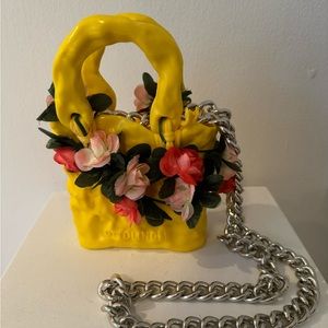Ottolinger Yellow Ceramic Bag with Chain